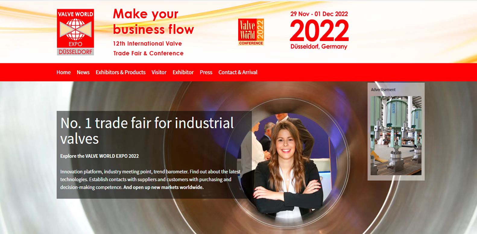 دوسلدورف، ألمانيا معرض صمامات المضخات