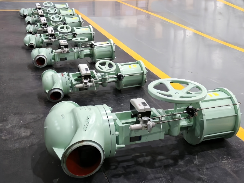 صمام التحكم أحادي المقعد منخفض الضوضاء من نوع المكبس الهوائي مع توازن الضغط الذكي