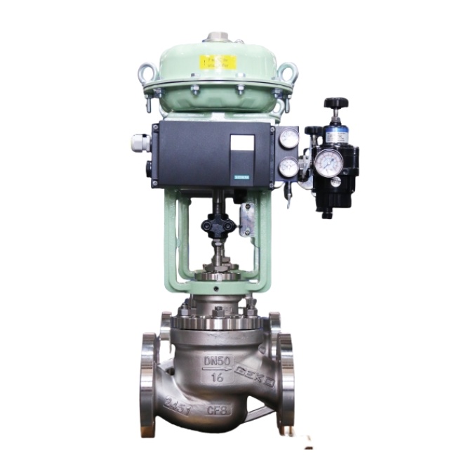 صمام التحكم والإغلاق الذكي لغشاء هوائي وزعانف التبريد ذات المقعد الواحد