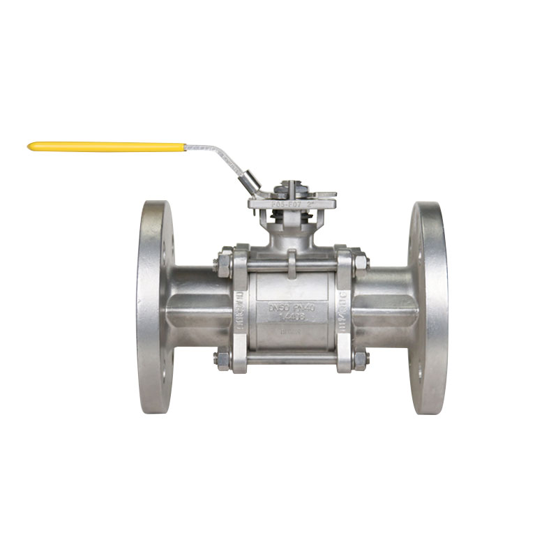 Three pieces flange ball valve Direct Mount