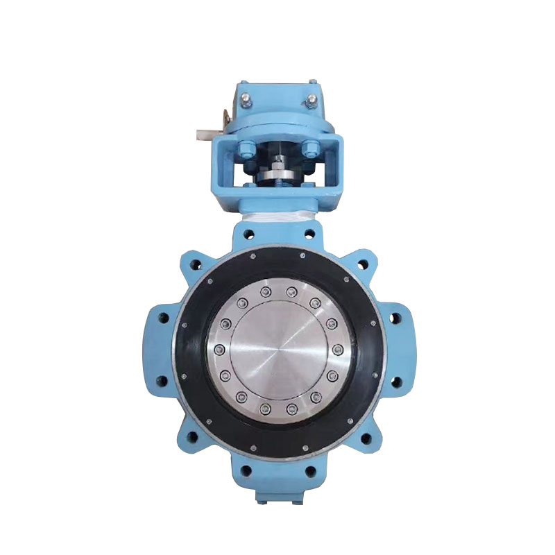 Pneumatic triple eccentric butterfly valve