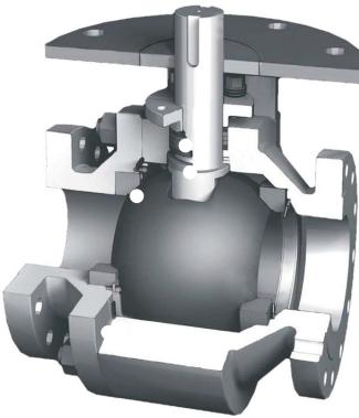 Metal to metal seat ball valve